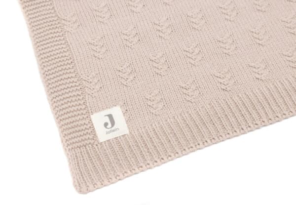516-522-67065 - 8717329377585 Jollein Ledikant Deken Grain Knit Wild Rose (2)