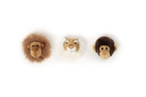 Wild and Soft Mini Safari Set van 3 Dierenkoppen - Orang Oetan