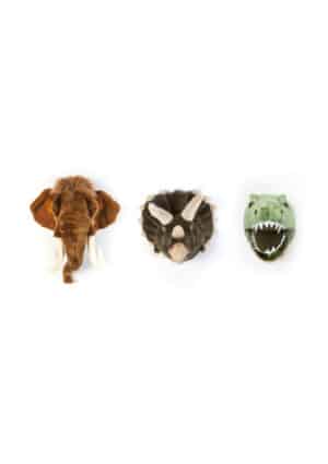 Wild and Soft Mini Dino Set van 3 koppen - pre historisch