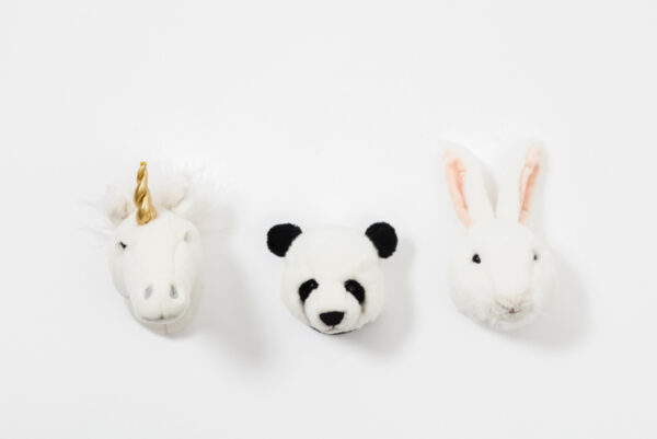 Wild and Soft Mini Lovely Box set van 3 Dierenkoppen - Eenhoorn