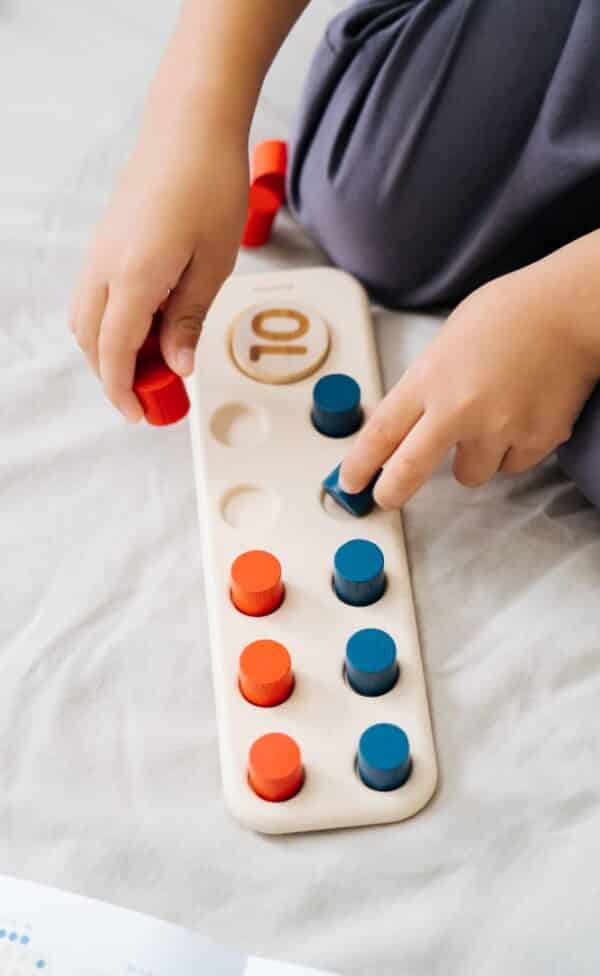 plantoys tien frame rekenen