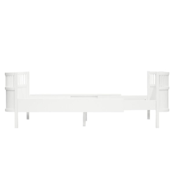 Sebra Junior & Grow Ledikant + Eenpersoons Bed - Wit