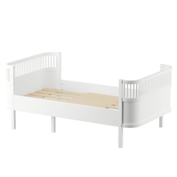 Sebra Junior & Grow Ledikant + Eenpersoons Bed - Wit