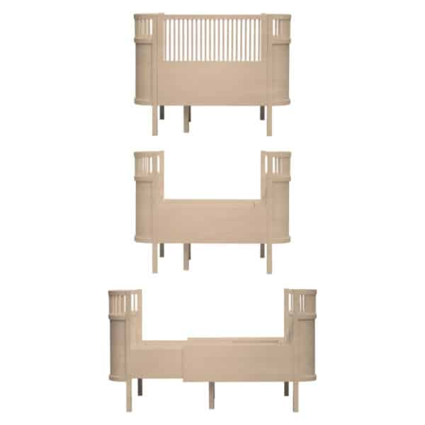 Sebra Kili Baby en Junior Bed Wooden Edition - Hout