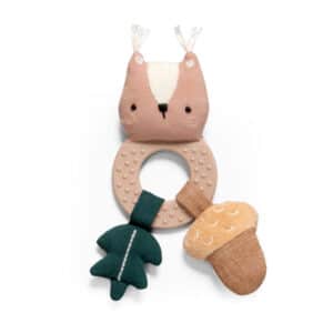 Sebra Activity Mini Rammelaar Eekhoorn - Zappy the Squirrel