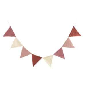 Sebra Vlaggen Slinger - Blossom Pink