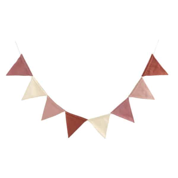 Sebra Vlaggen Slinger - Blossom Pink