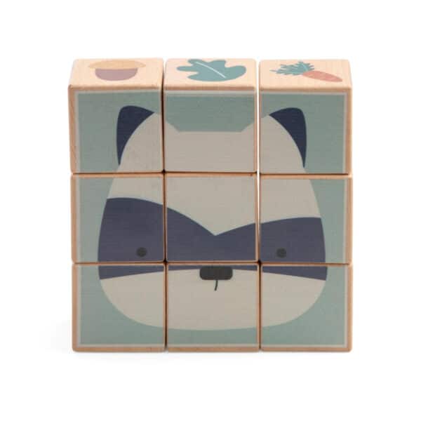 Sebra Houten Blokken Puzzel - Woodland +1jr