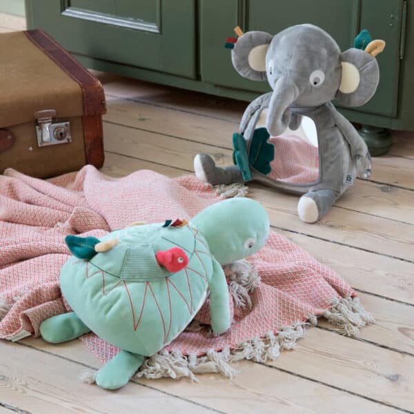 5704680064608 Sebra Activity Knuffel met Baby Spiegel - Turbo the Turtle +0jr 301030003 (2)
