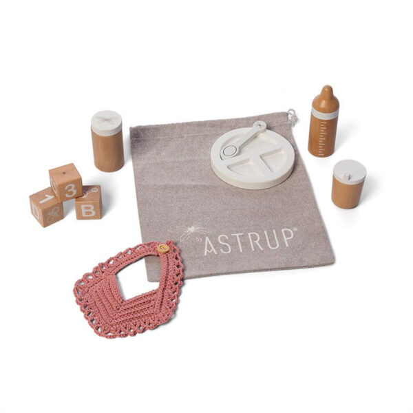 By Astrup Poppen Voedings Set - Hout