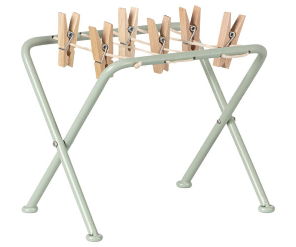 Maileg Droogrek Poppenhuis - Drying Rack with Pegs