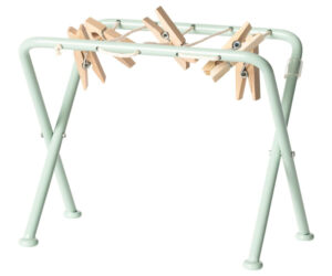Maileg Droogrek Poppenhuis - Drying Rack with Pegs