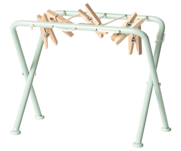 Maileg Droogrek Poppenhuis - Drying Rack with Pegs