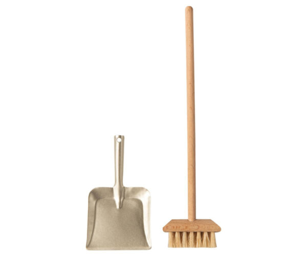 Maileg Bezem en Blik Broom Set Poppenhuis
