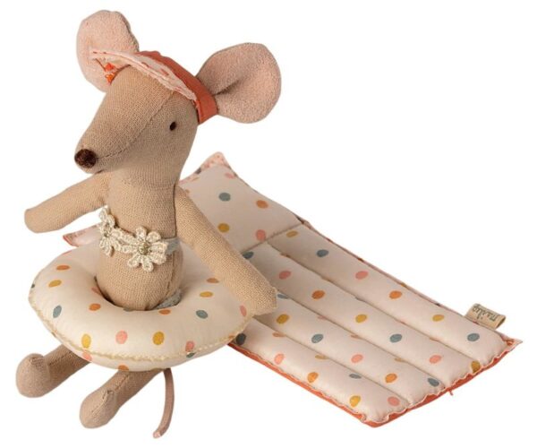 Maileg Beach Mice Luchtbed All Mouse - Multi Dot