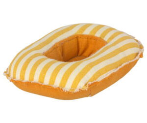 Maileg Beach Mice Rubber Bootje Small Mouse - Yellow Stripe