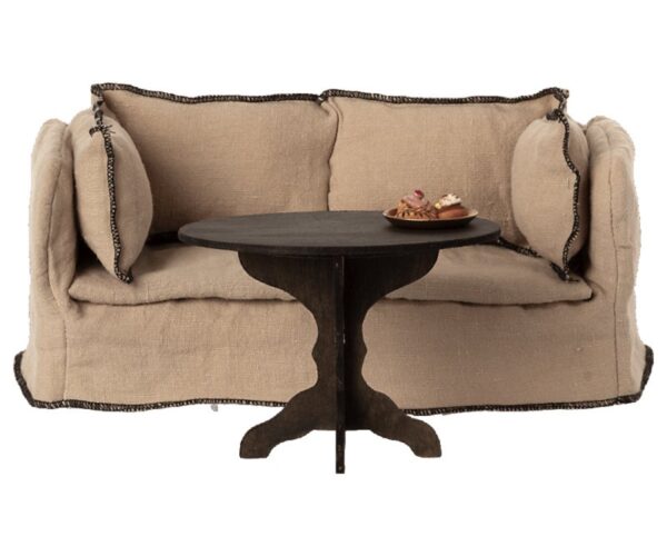 Maileg Poppenhuis Relax Bank voor Muisjes - Beige