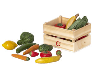 Maileg Poppenhuis Groente en Fruit in Kratje