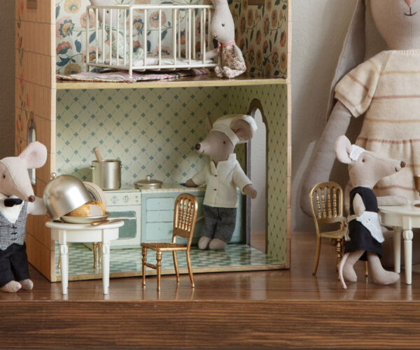 Maileg Poppenhuis Stoel - Goud