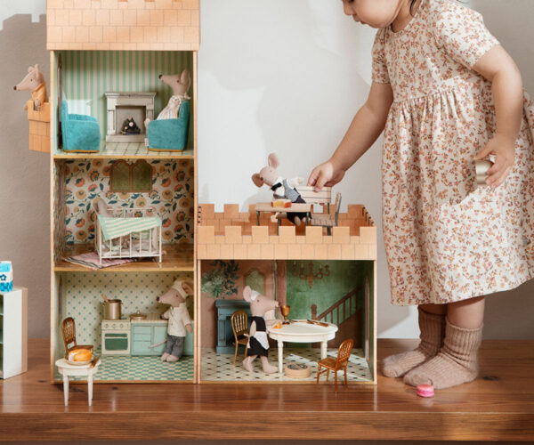 Maileg Poppenhuis Stoel - Goud