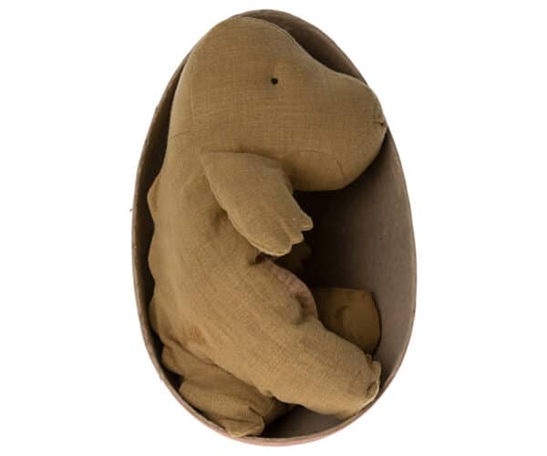 Maileg Gantosaurus in Dino Ei Medium - Dark Ocher