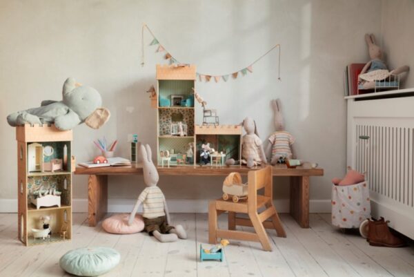 Maileg Poppenhuis Thermosfles met Bekers - Roze