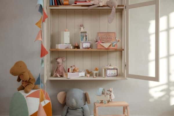 Maileg Poppenhuis Thermosfles met Bekers - Roze