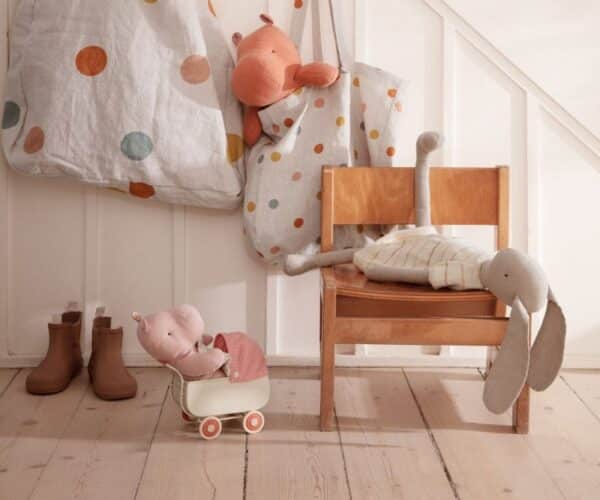Maileg Poppenhuis Thermosfles met Bekers - Roze