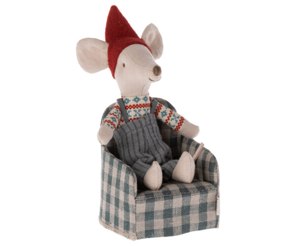 Maileg Poppenkast Stoel Mouse - Groen