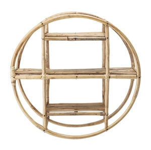 Bloomingville Wandrek Bamboe Rond Sia Shelf - Nature