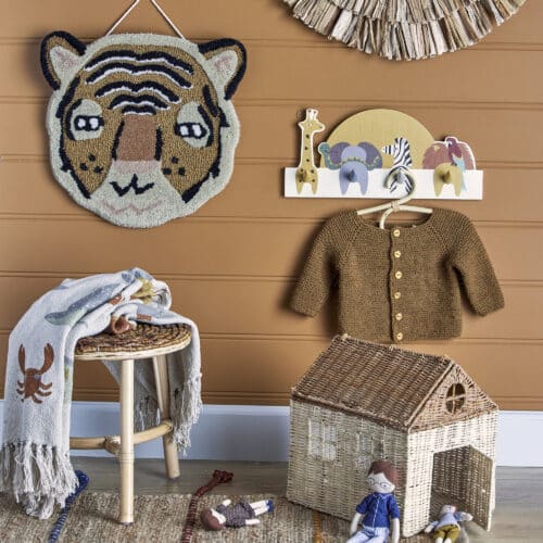 5711173298419 Bloomingville Kapstok Wilde Dieren - Mallen - 82054074 - (2)