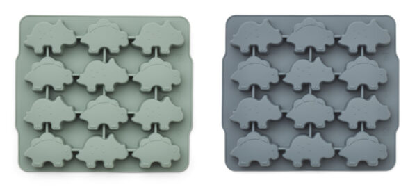 Liewood IJsblok Vormen Sonny Ice Cube Tray - Peppermint / Whale Blue Mix (2 stuks)