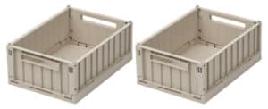 Liewood Kratjes Weston Small - Sandy (set van 2)