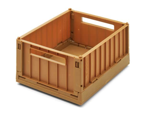Liewood Kratjes met Deksel Weston Small - Golden Caramel (set van 2)