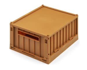 Liewood Kratjes met Deksel Weston Small - Golden Caramel (set van 2)