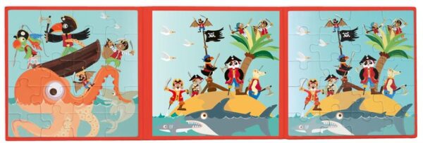 Scratch Magnetisch Puzzelboek to Go Piraten +3jr 5414561811596