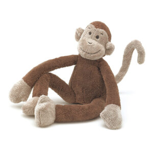 Jellycat SlackaJack Monkey - Knuffel Aap