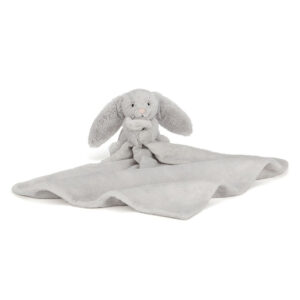 Jellycat Bashful Bunny Silver Soother - Knuffeldoek Konijn