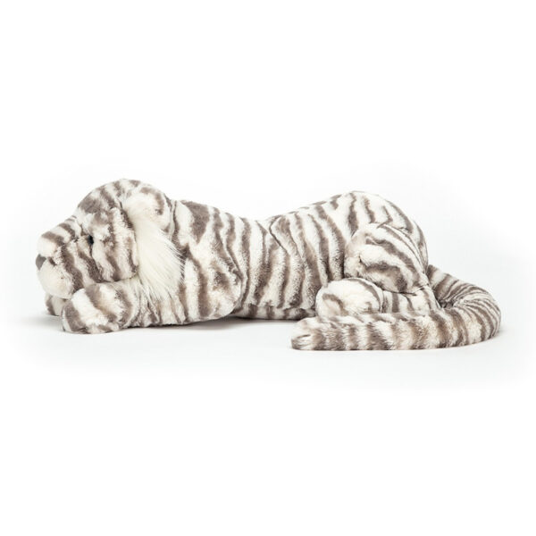Jellycat Big Cats Sacha Snow Tiger - Knuffel Tijger Large (46 cm)