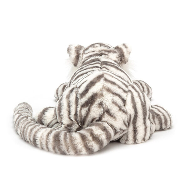 Jellycat Big Cats Sacha Snow Tiger - Knuffel Tijger Large (46 cm)