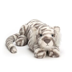Jellycat Big Cats Sacha Snow Tiger - Knuffel Tijger Medium (29 cm)