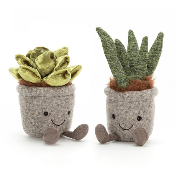Jellycat Silly Succulent Aloe - Knuffel Vetplant Aloe Vera (20 cm)