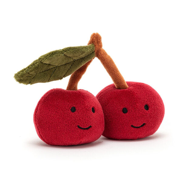 Jellycat Fabulous Fruit Cherry - Knuffel Kersen (10 cm)