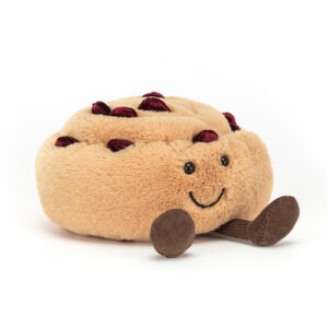 Jellycat Amuseable Pain au Raisin - Knuffel Rozijnenbroodje (11 cm)