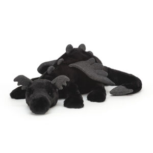 Jellycat Knuffel Draak - Onyx Dragon Medium (50 cm)
