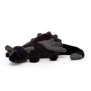 Jellycat Knuffel Draak - Onyx Dragon Little (26 cm)