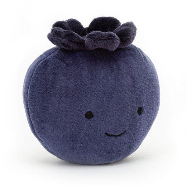 Jellycat Fabulous Fruit Blueberry - Knuffel Blauwe Bes (10 cm)