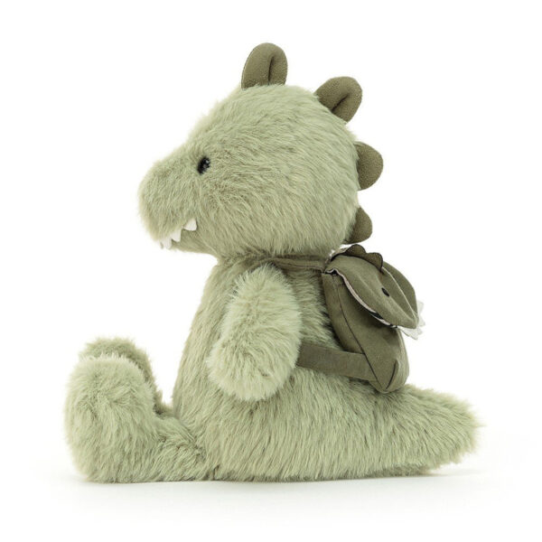 Jellycat Backpack Dino - Knuffel Dino met Rugzak (24 cm)