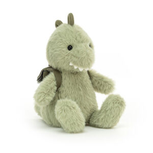 Jellycat Backpack Dino - Knuffel Dino met Rugzak (24 cm)