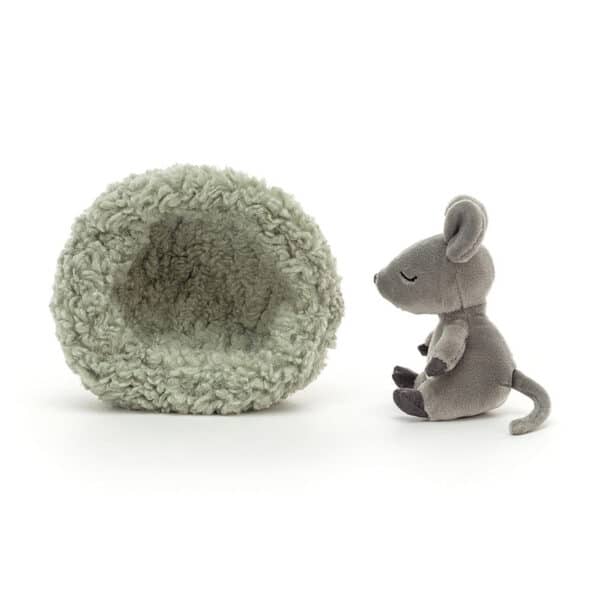 Jellycat Hibernating Knuffel Muis (12 cm)
